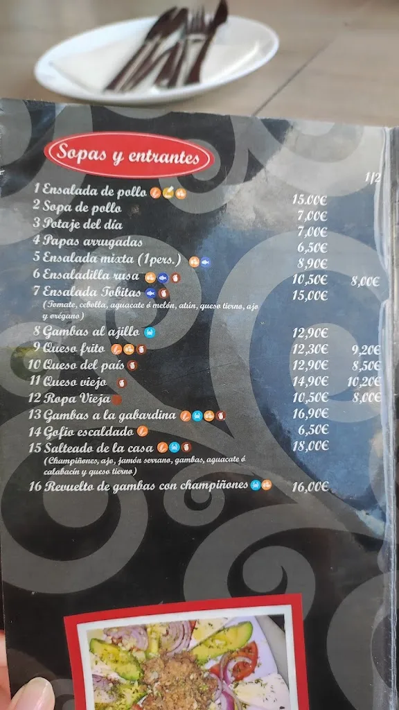 Menu_Bar Restaurante Hnos. Melian_Gáldar_immagine_4