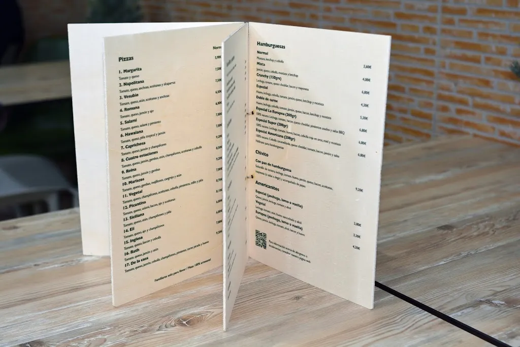 Menu_Restaurante Pizzería La Europea_Gáldar_immagine_3