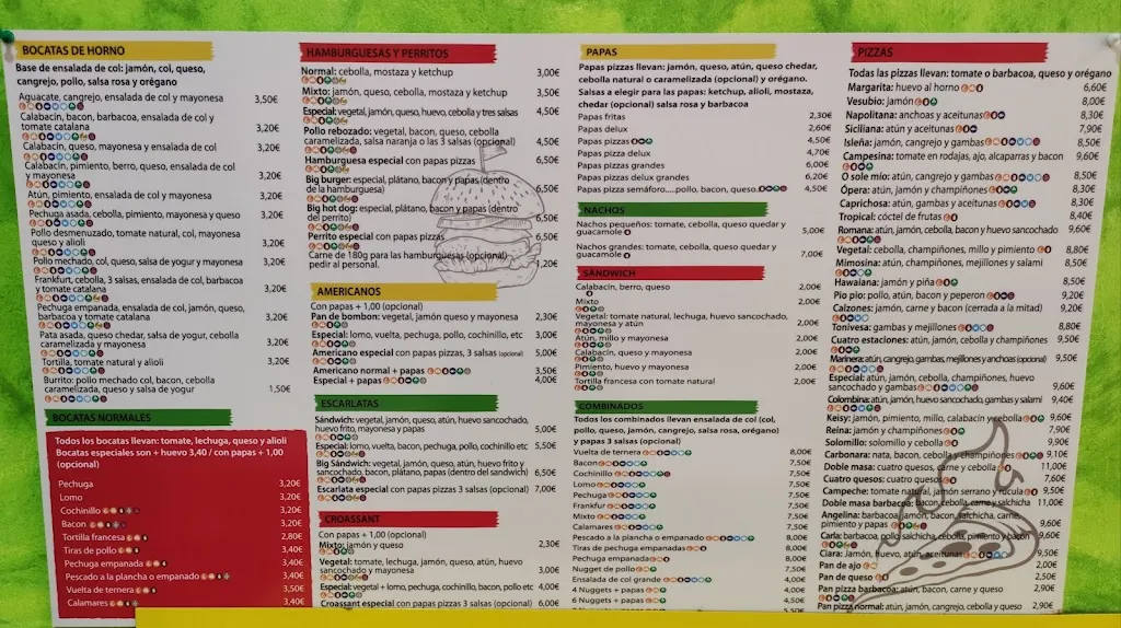 Menu_Piscolabis El Semáforo_Gáldar_immagine_1