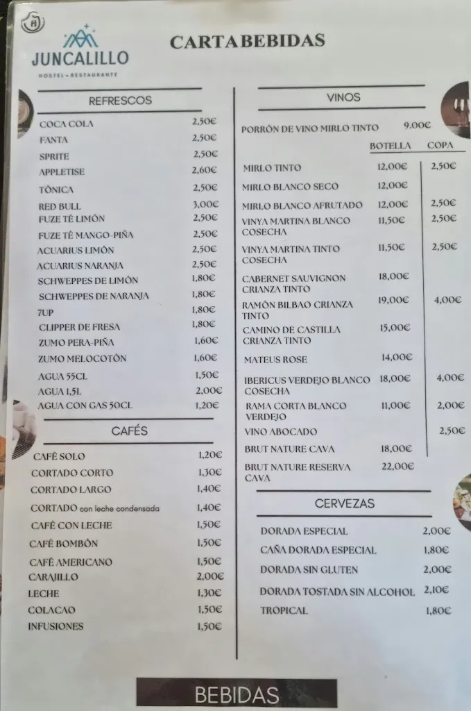 Menu_Hostel Restaurante Juncalillo_Gáldar_immagine_2