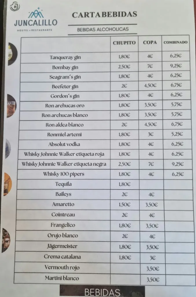 Menu_Hostel Restaurante Juncalillo_Gáldar_immagine_4