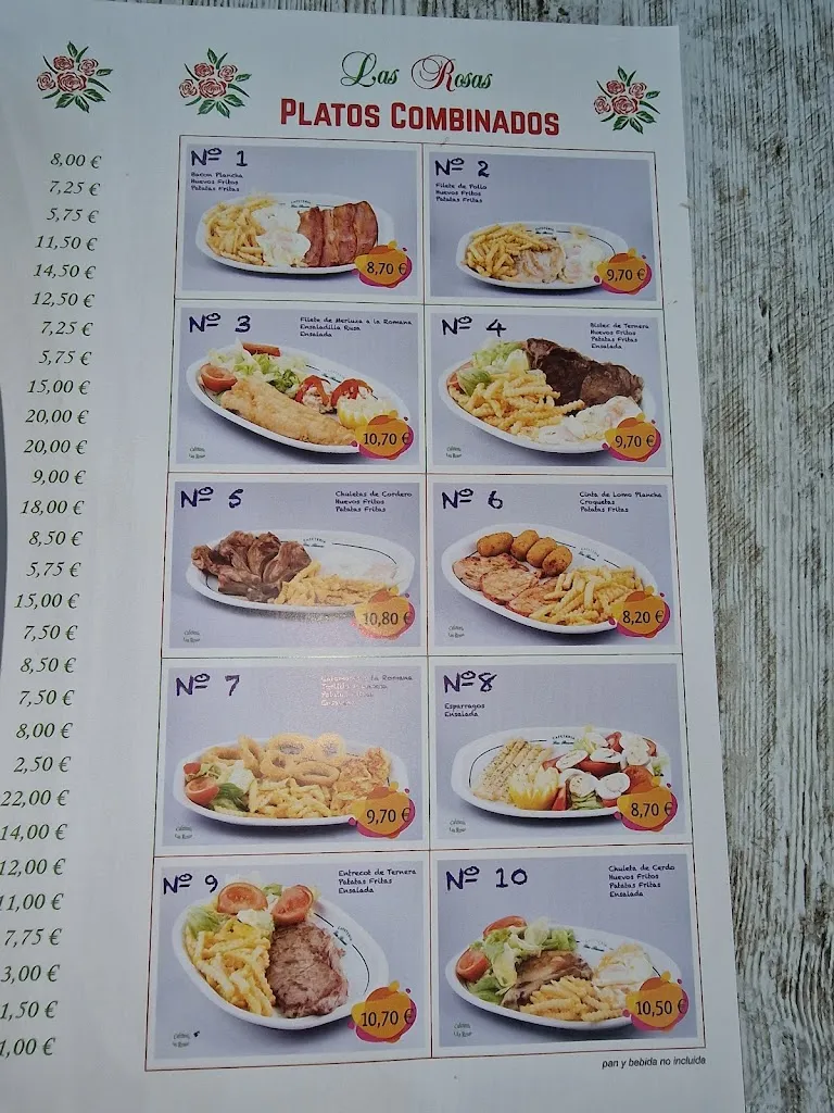 Menu_Restaurante Las Rosas_Las Rosas_image_2