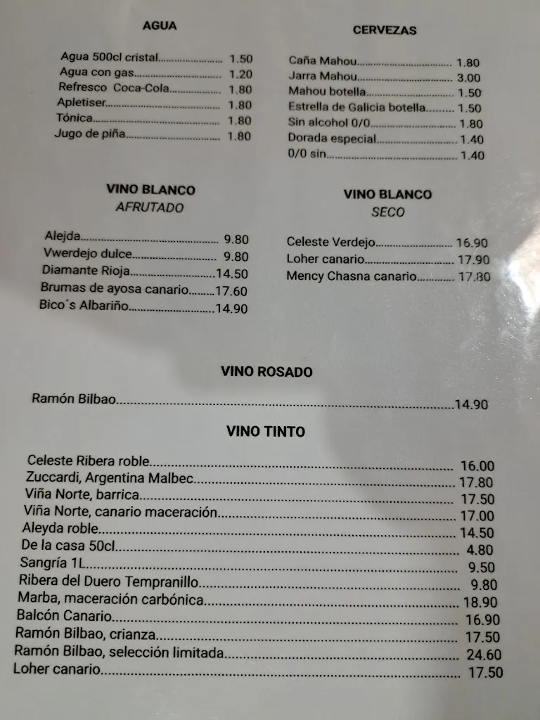 Menu_Bodeguita La Charca_La Orotava_image_2