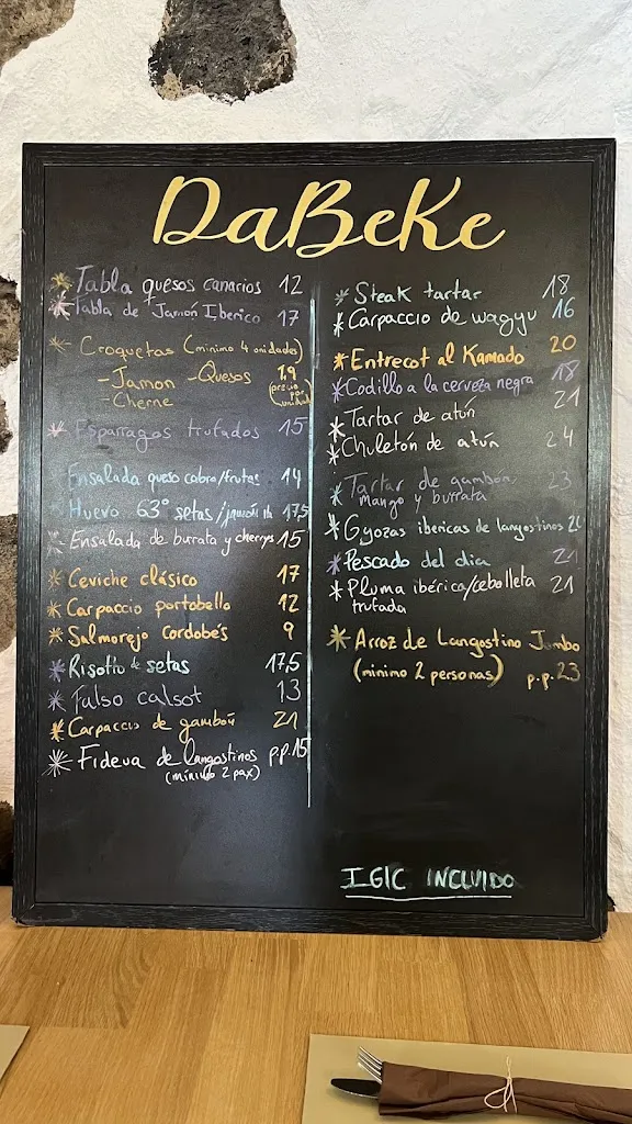 Menu_Dabeke Restaurante_La Orotava_image_2
