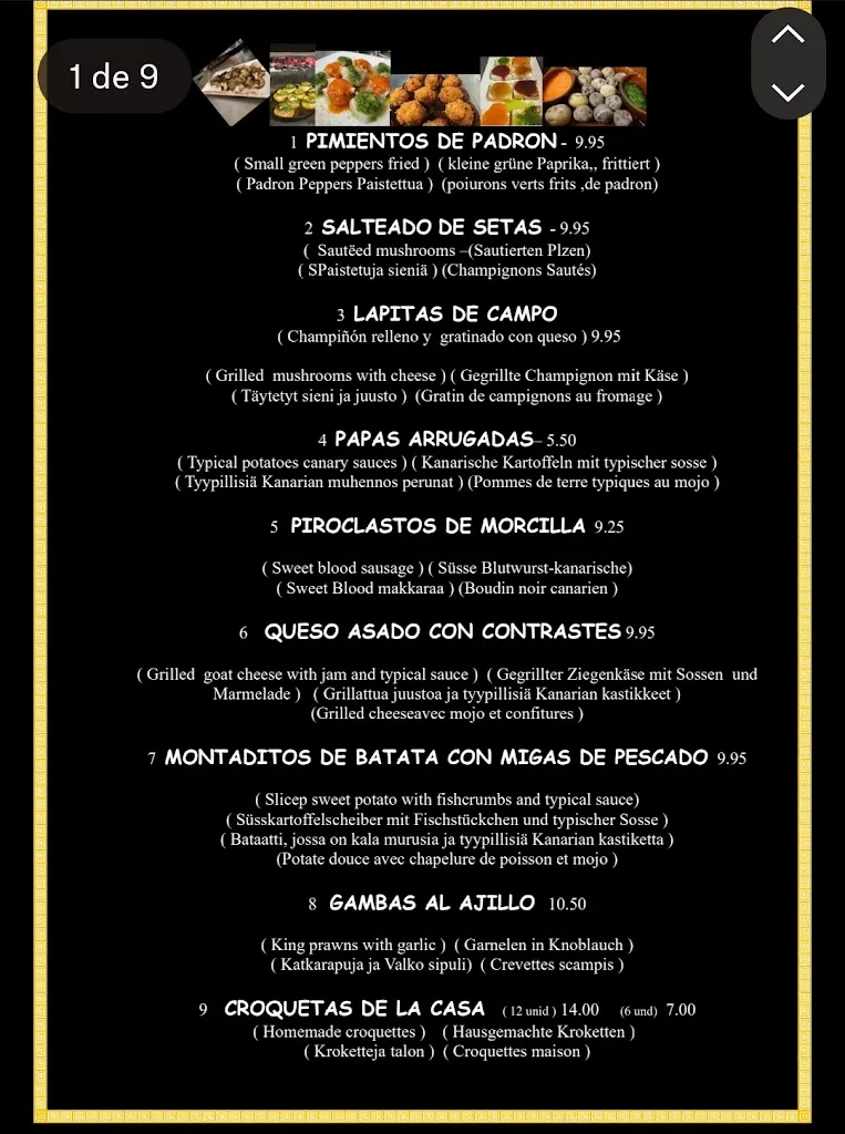 Menu_Restaurante Guachinche Bodegón Casa Matías_La Orotava_image_1