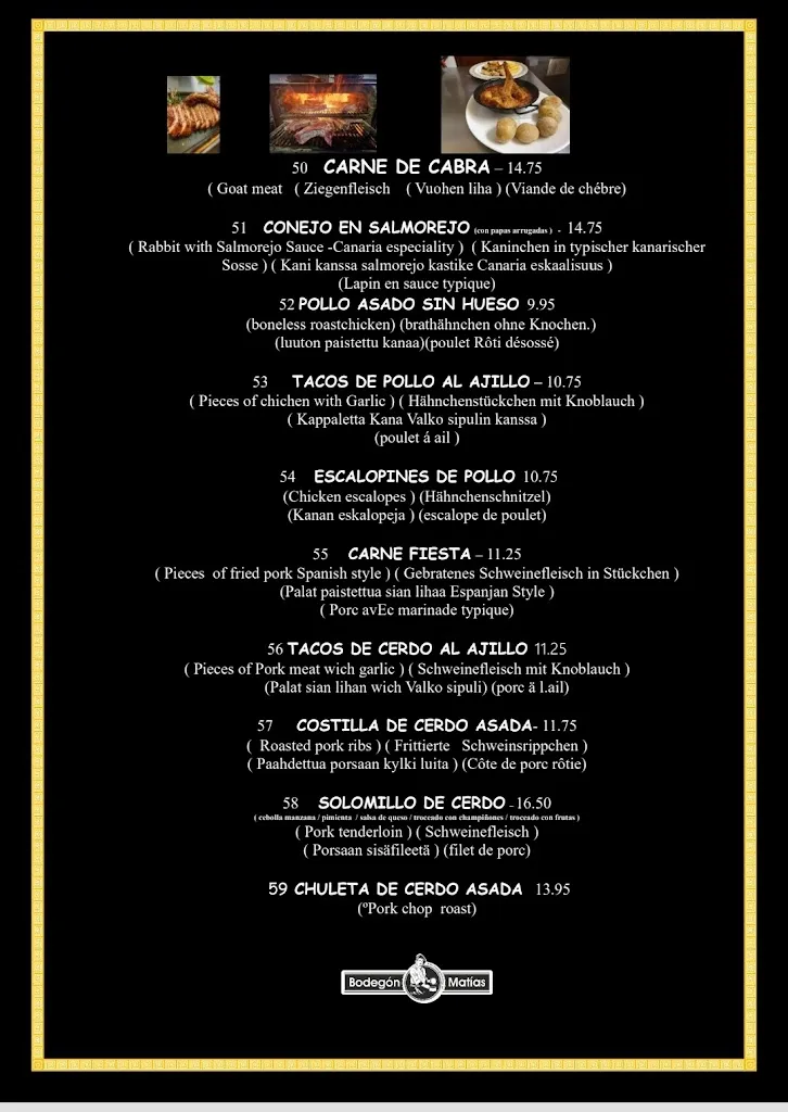 Menu_Restaurante Guachinche Bodegón Casa Matías_La Orotava_image_2