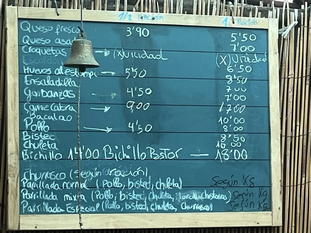 Menu_Guachinche Las Chozas_La Orotava_image_3