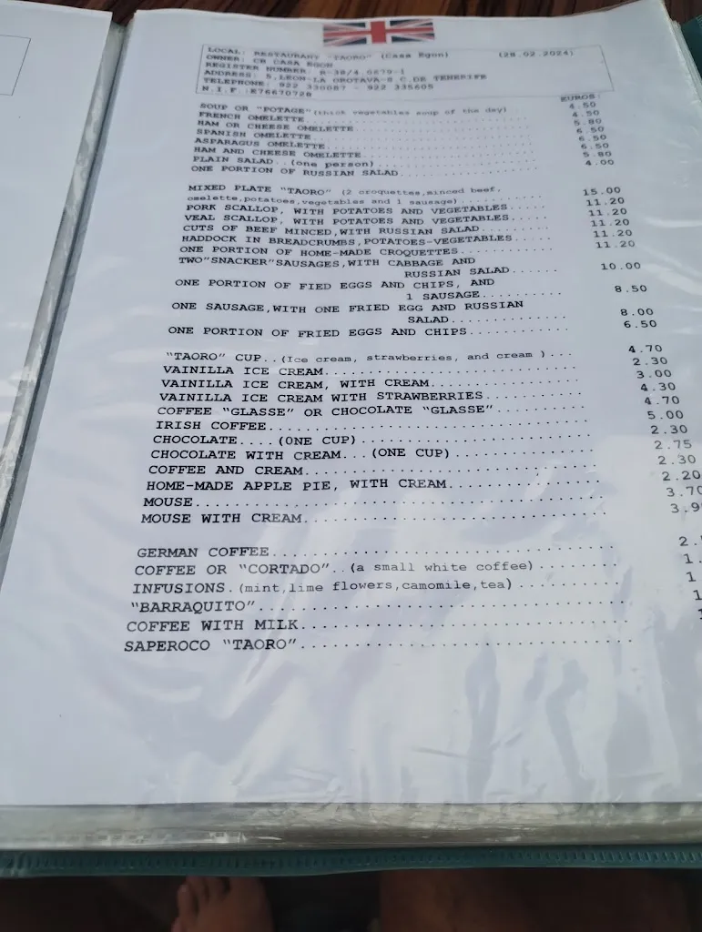 Menu_Casa Egón_La Orotava_image_1