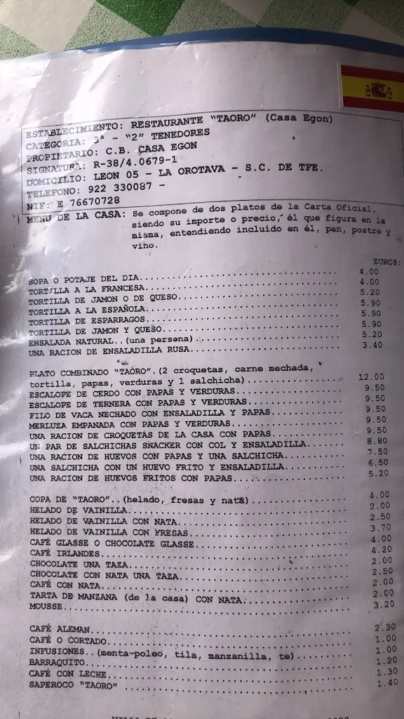 Menu_Casa Egón_La Orotava_image_2
