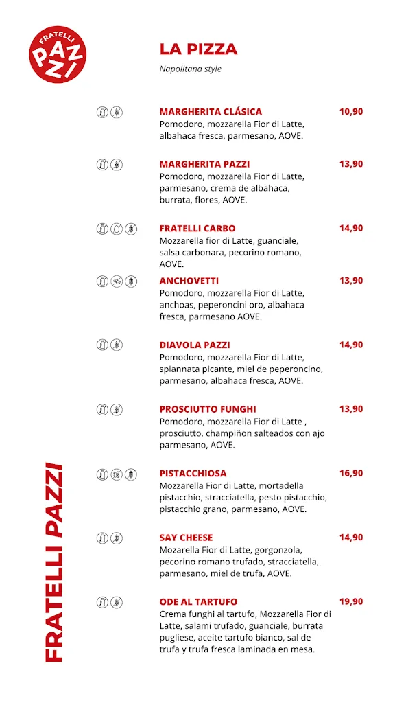 Menu_Fratelli Pazzi | Restaurante italiano en Elche_Elche/Elx_image_2