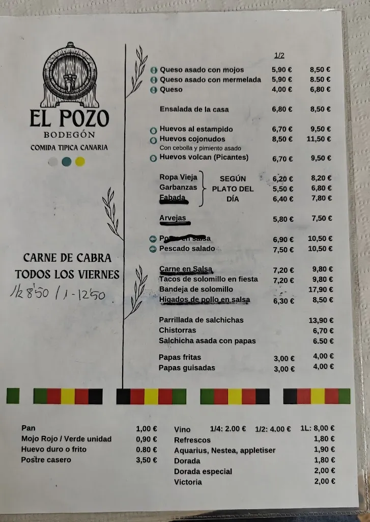 Menu_Bodegón El Pozo_La Orotava_image_1