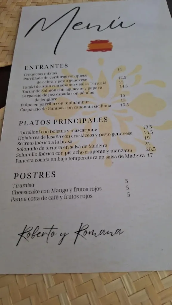 Menu_R&R Tasca Gourmet_Lomo de Arico_image_1