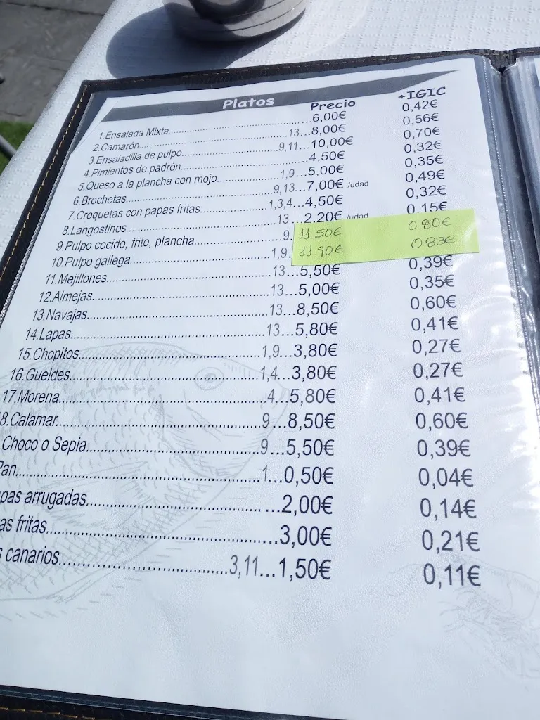 Menu_Rincón del Marinero - Tajao_Lomo de Arico_image_1