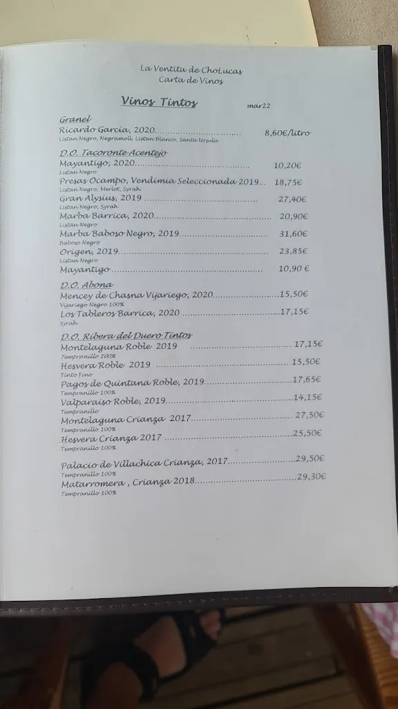 Menu_Restaurante La Ventita de Cholucas_Lomo de Arico_image_2