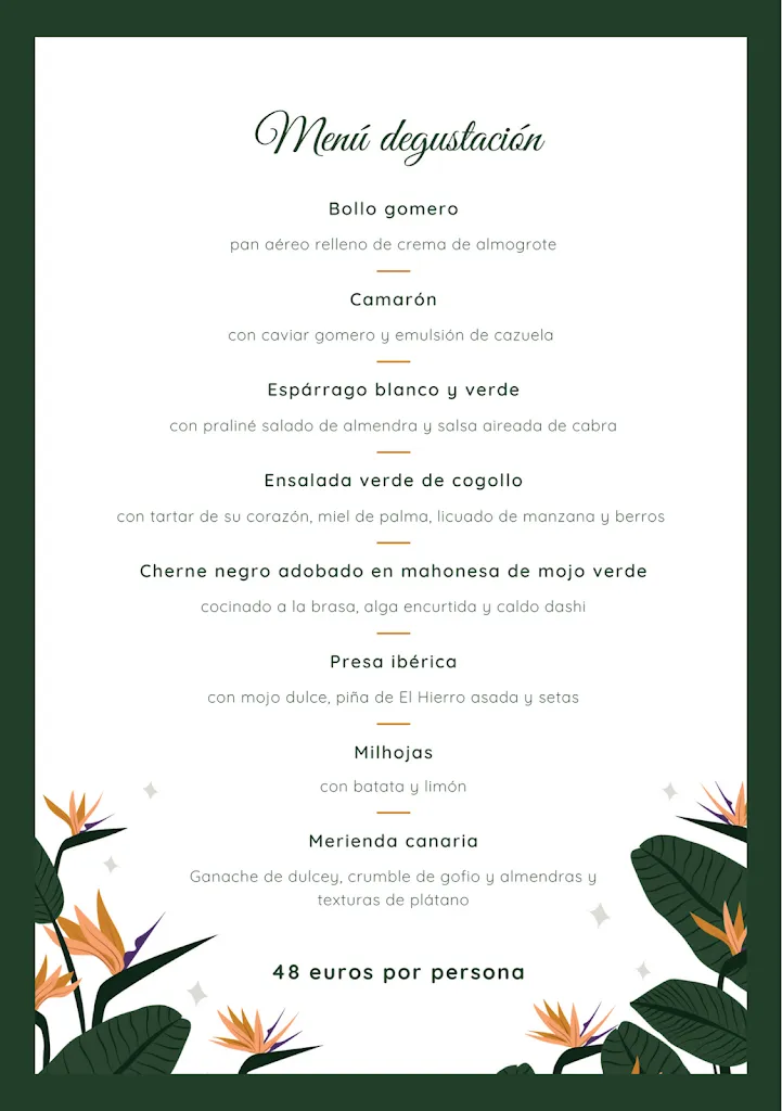 Menu_Esterlica Restaurant and Catering_La Matanza de Acentejo_image_1