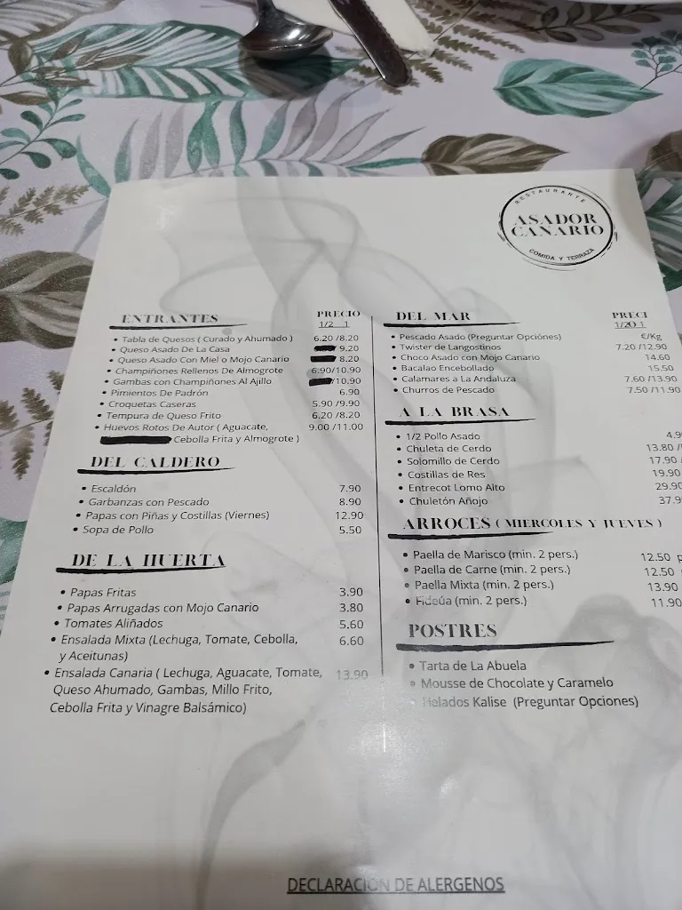 Menu_Asador Canario_La Matanza de Acentejo_image_1