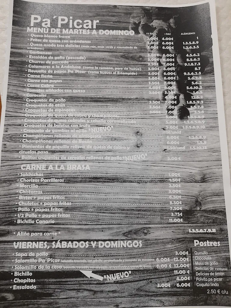 Menu_Guachinche Pa' Picar_La Matanza de Acentejo_image_1