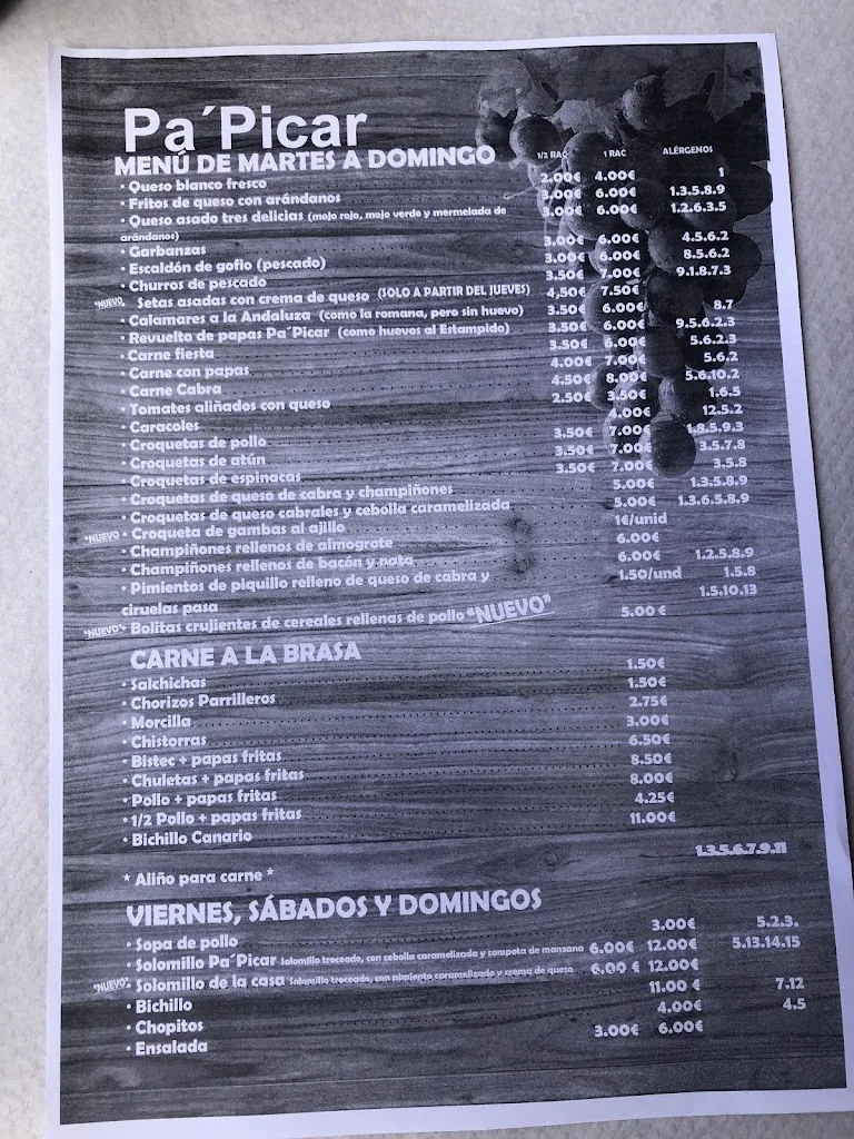 Menu_Guachinche Pa' Picar_La Matanza de Acentejo_image_2