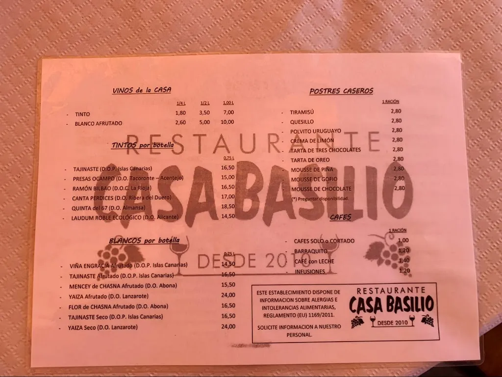 Menu_Restaurante Basilio_La Matanza de Acentejo_image_4