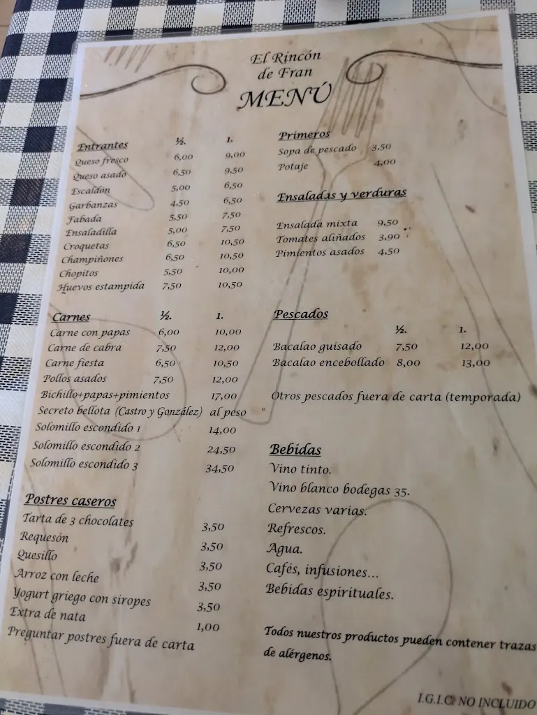 Menu_Guachinche El Rincón de Fran_La Matanza de Acentejo_image_1