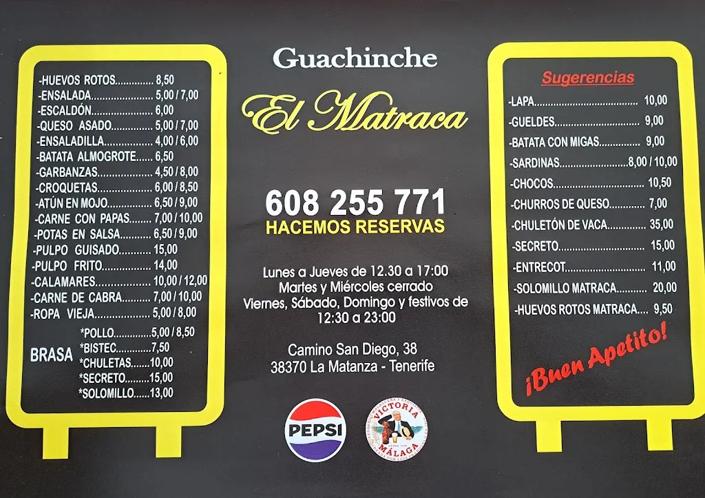 Menu_Guachinche El Matraca Llano Del Moro_La Matanza de Acentejo_image_1