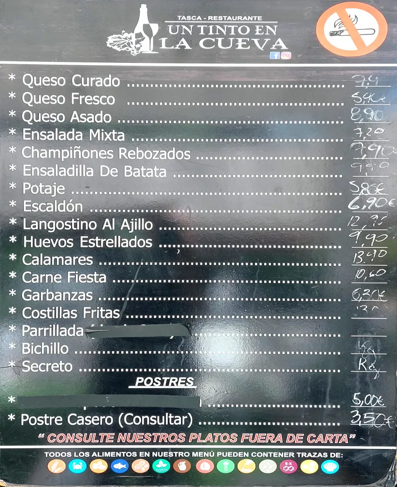 Menu_Un Tinto en la Cueva_La Matanza de Acentejo_image_1
