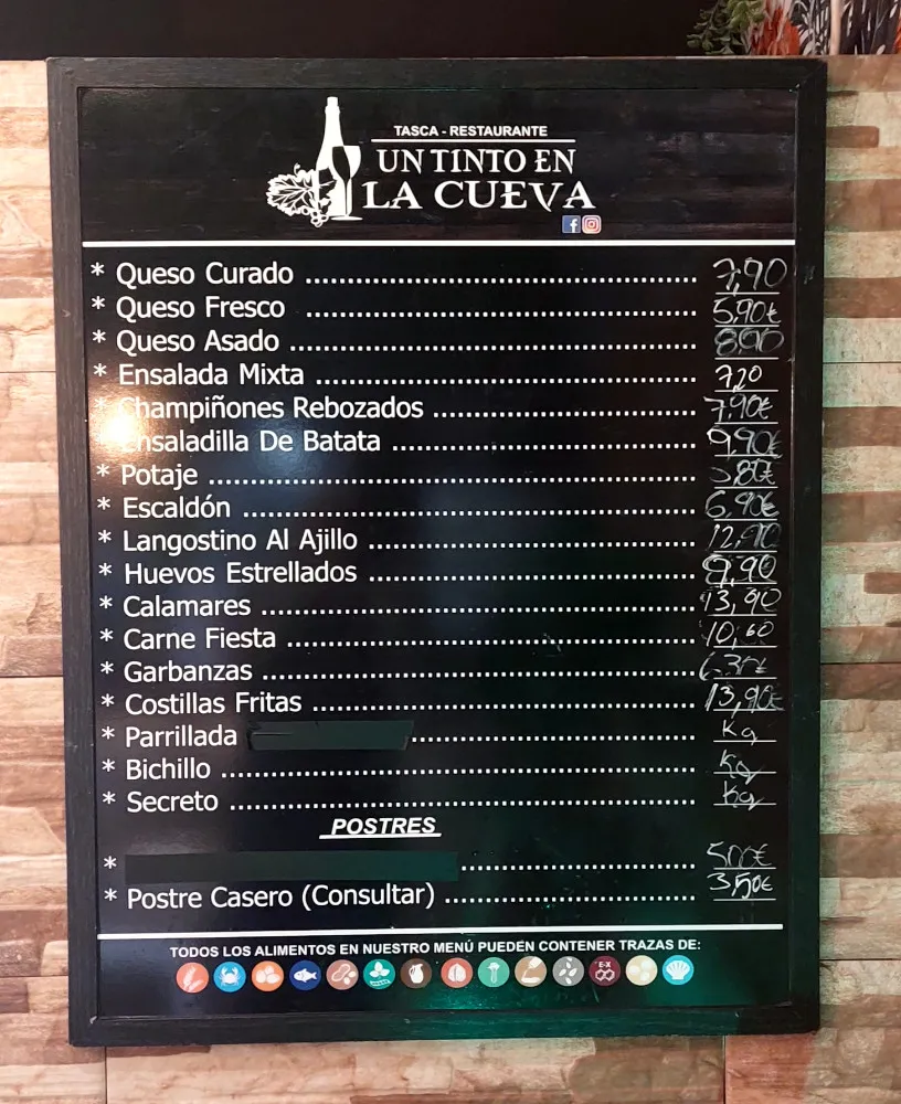 Menu_Un Tinto en la Cueva_La Matanza de Acentejo_image_2