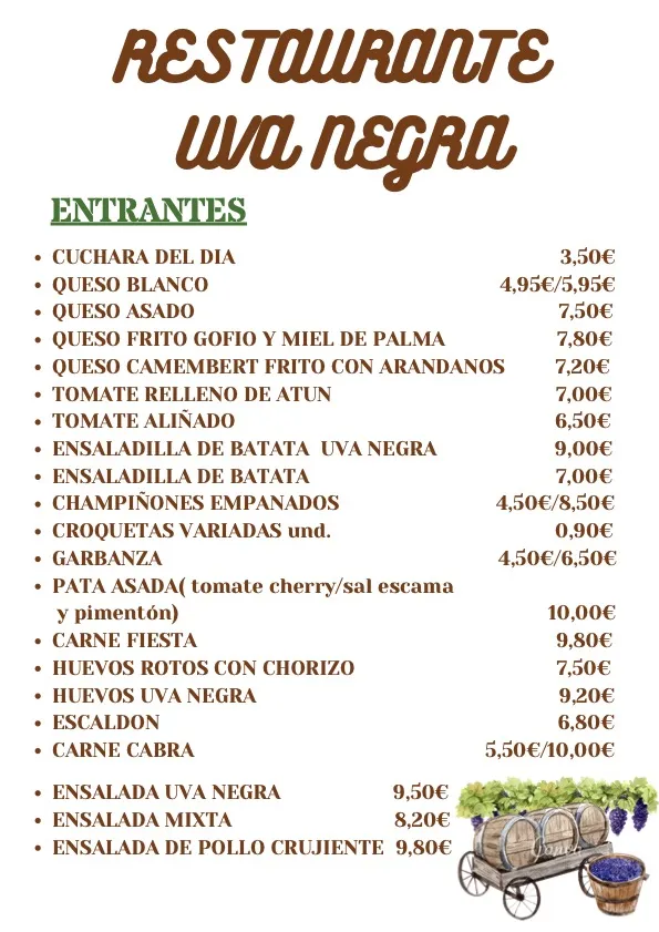 Menu_Guachinche Uva Negra_La Matanza de Acentejo_immagine_2