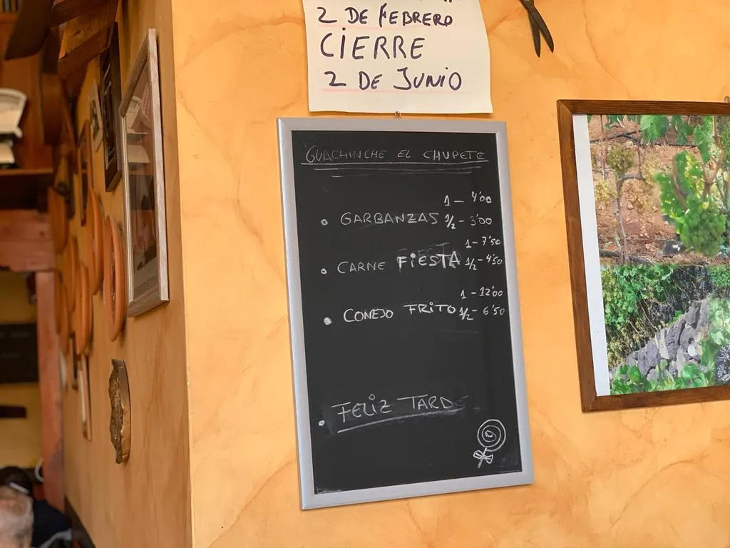 Menu_Guachinche El Chupete_La Matanza de Acentejo_image_1