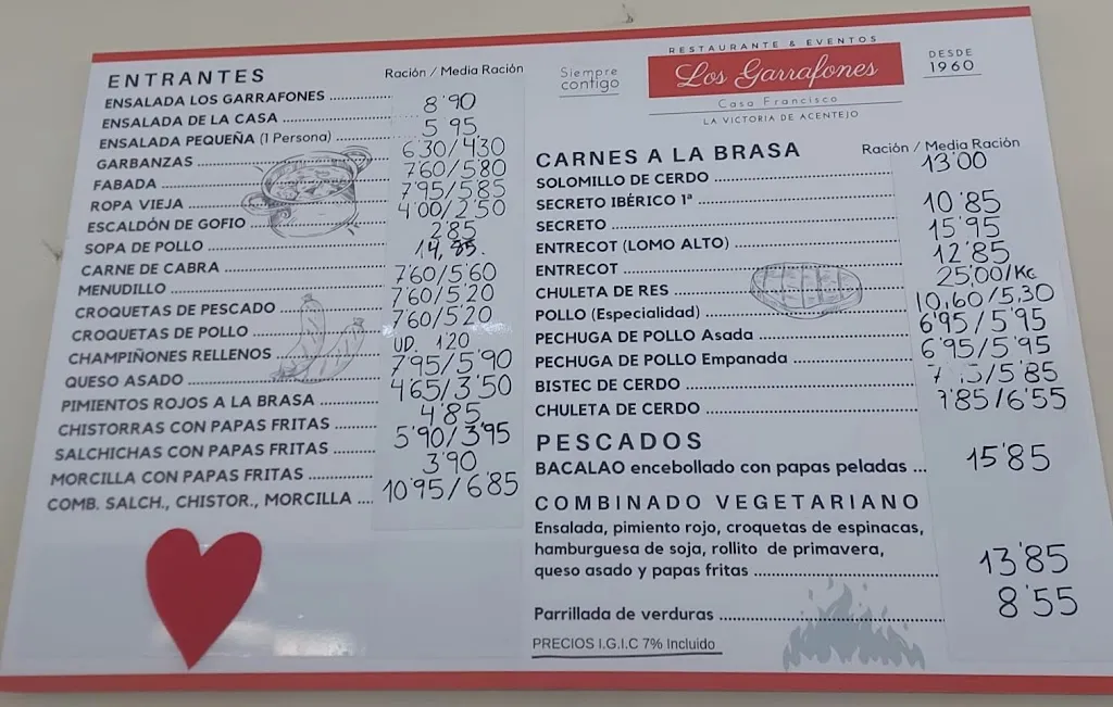 Menu_Restaurante Casa Francisco los Garrafones_La Matanza de Acentejo_image_1