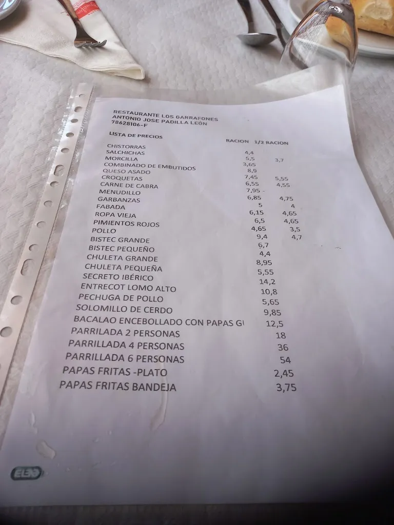 Menu_Restaurante Casa Francisco los Garrafones_La Matanza de Acentejo_image_3