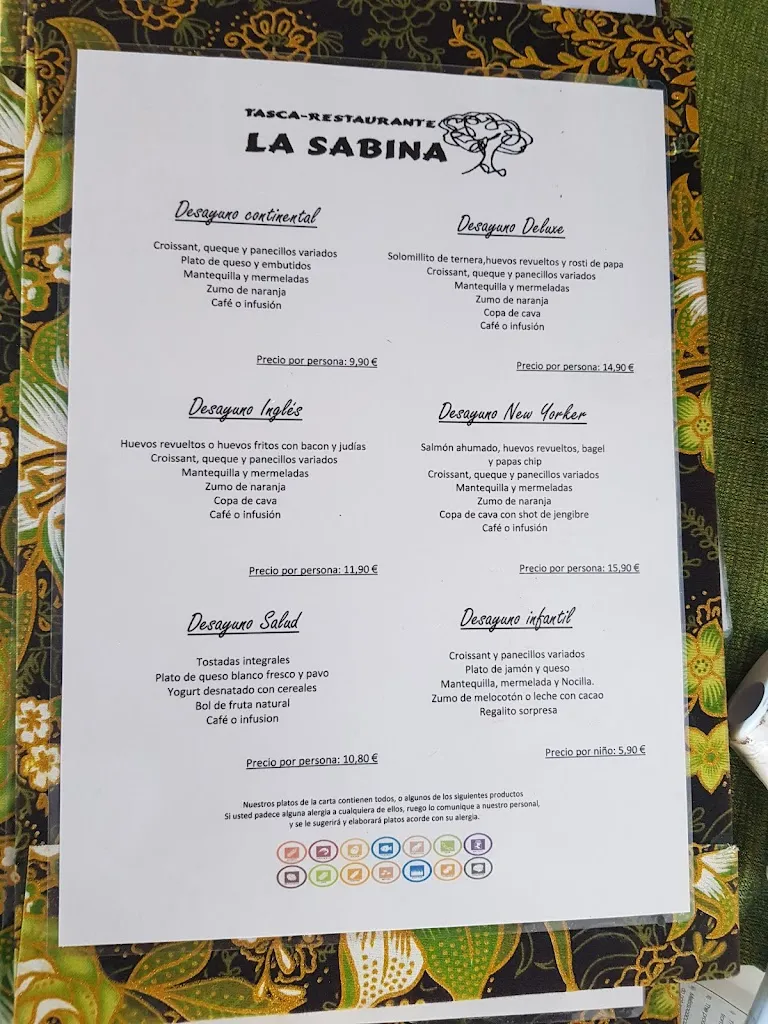 Menu_Tasca Restaurante La Sabina_La Victoria de Acentejo_image_3