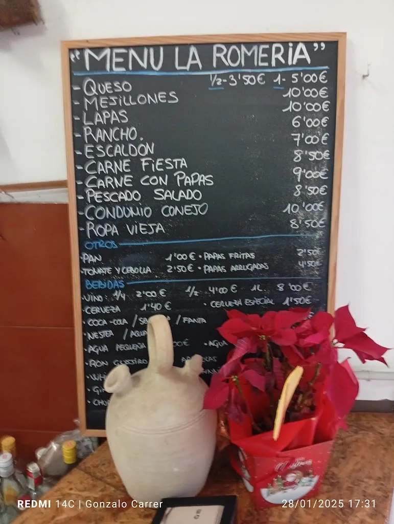 Menu_Guachinche La Romería_La Victoria de Acentejo_image_2