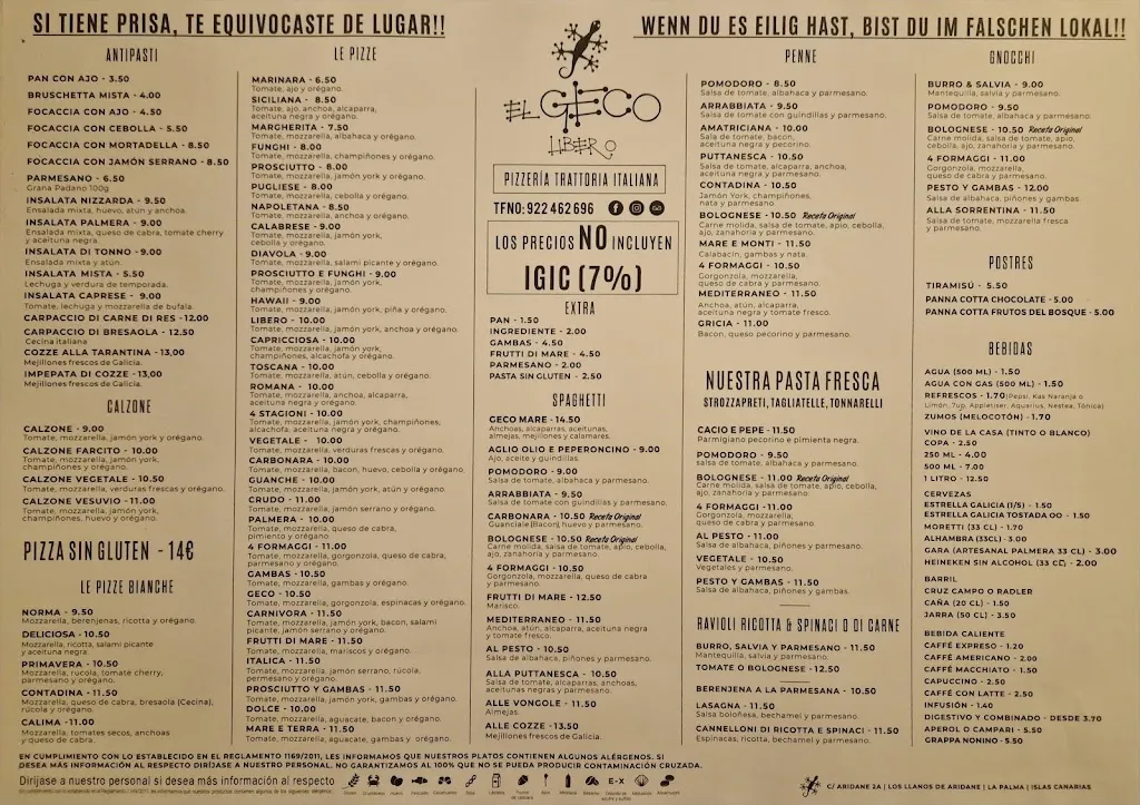 Menu_El Geco Libero_Los Llanos de Aridane_image_1