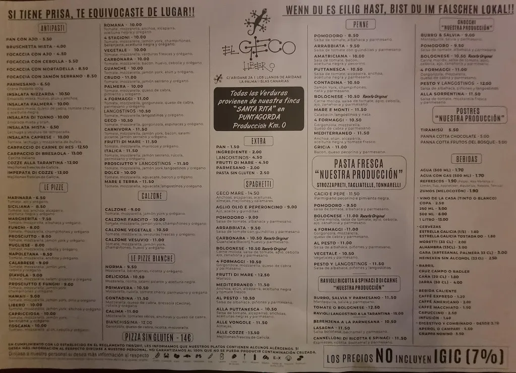 Menu_El Geco Libero_Los Llanos de Aridane_image_4