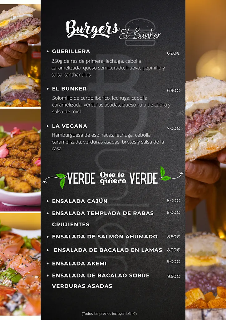 Menu_El Bunker_Los Llanos de Aridane_immagine_3