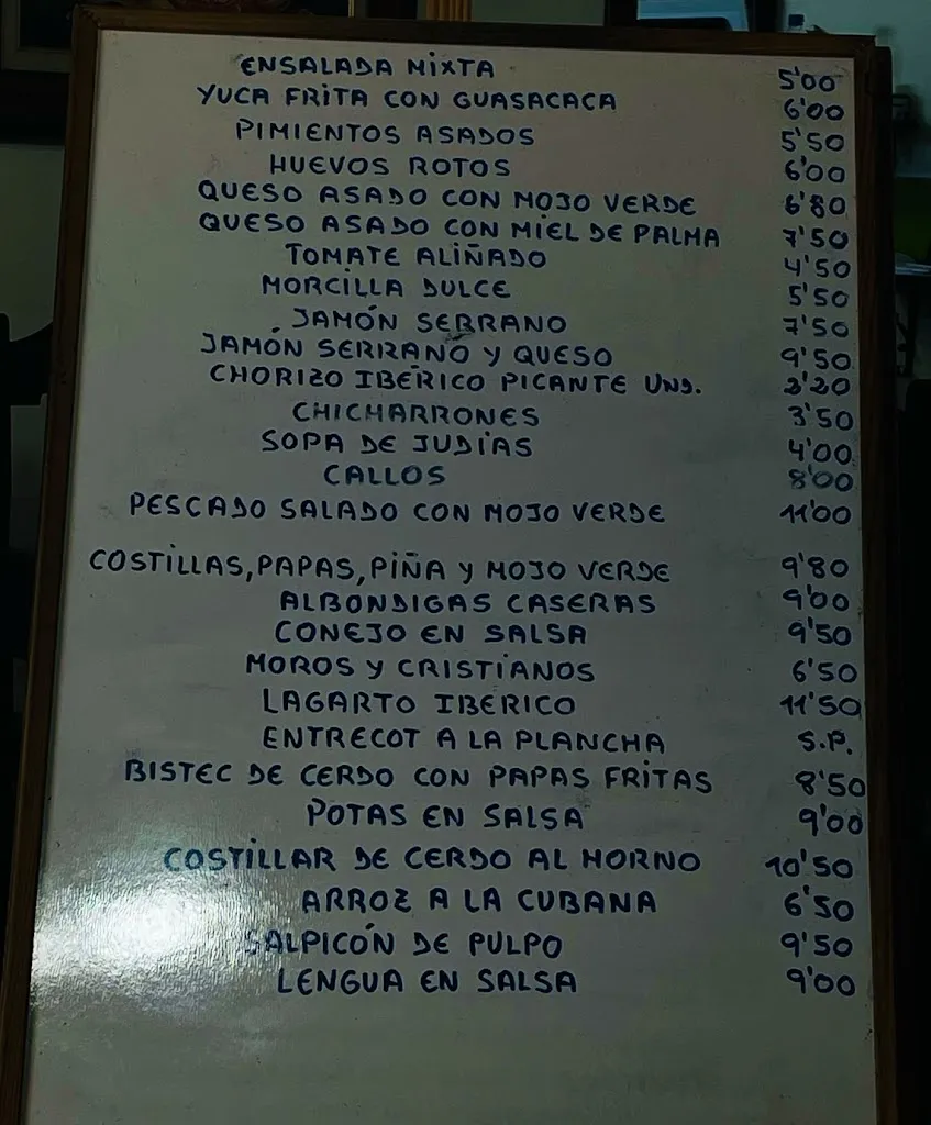 Menu_Casa kiko_Los Llanos de Aridane_image_1