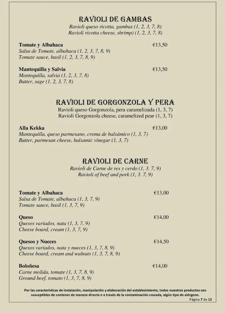 Menu_Taller De Pasta Fresca_Los Llanos de Aridane_image_1