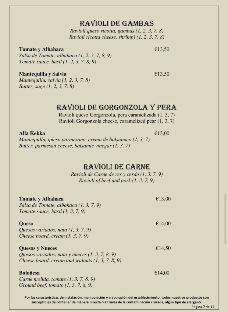 Menu_Taller De Pasta Fresca_Los Llanos de Aridane_image_3