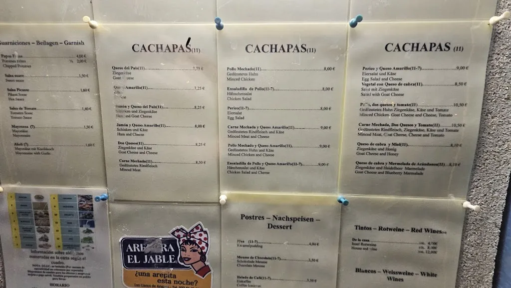 Menu_El Jable Restaurante - Arepería artesanal_Los Llanos de Aridane_image_4