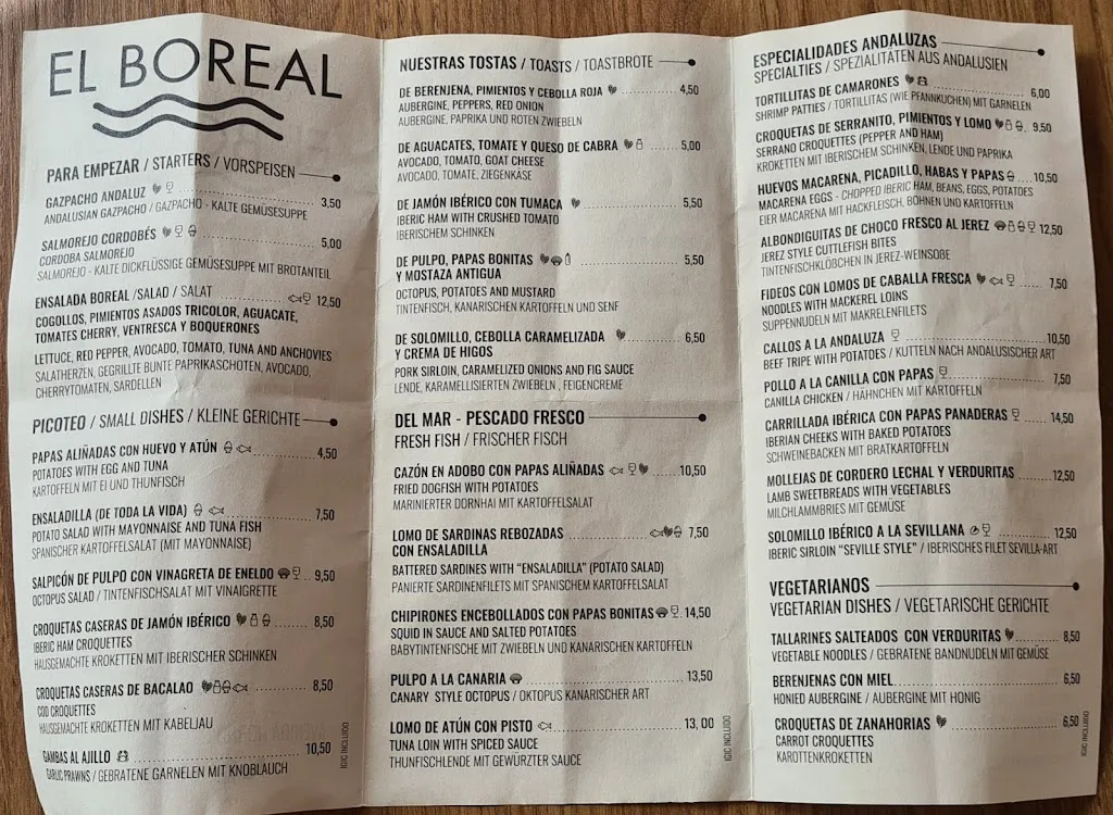 Menu_El Boreal Restaurante Terraza Chillout_Los Silos_image_1