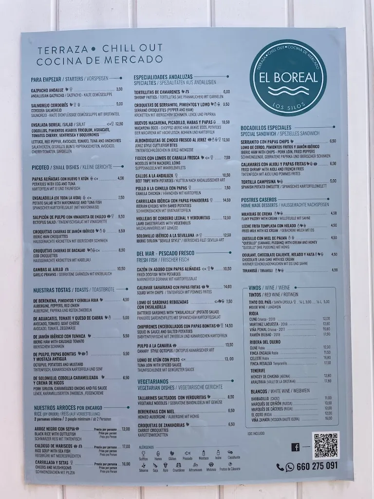 Menu_El Boreal Restaurante Terraza Chillout_Los Silos_image_3