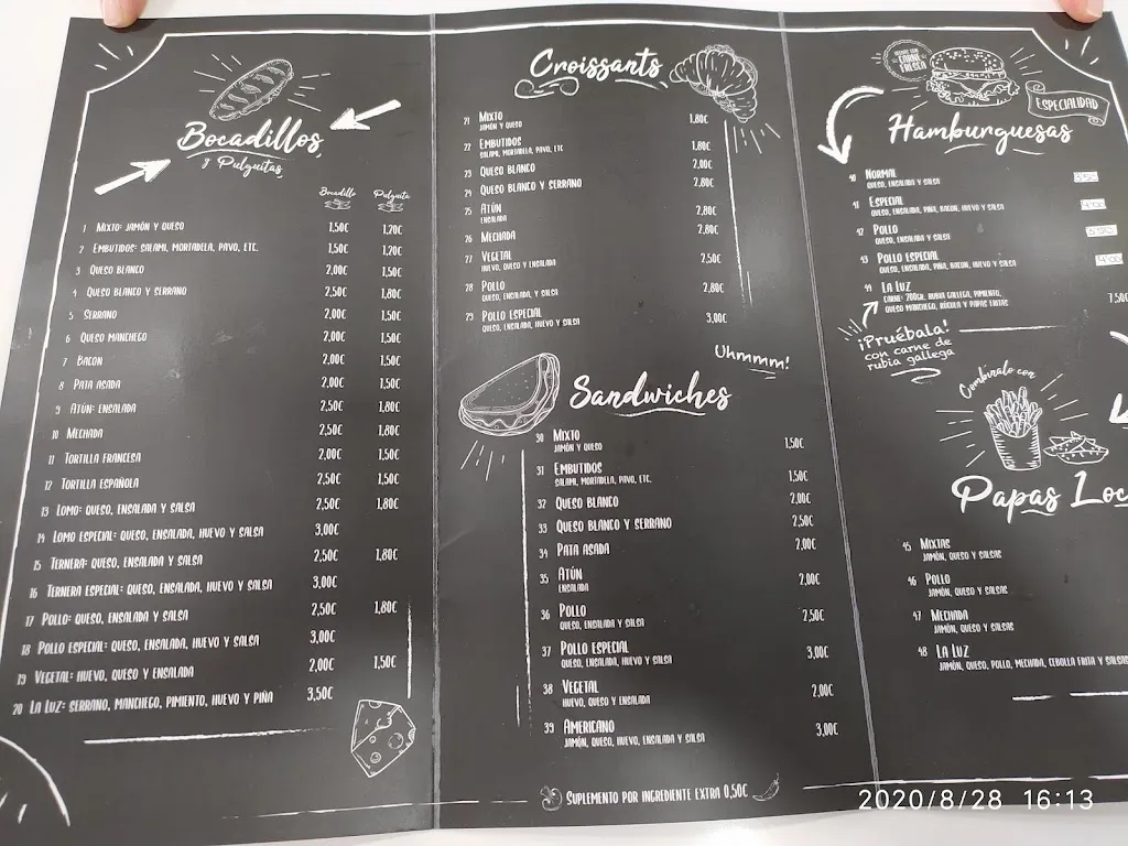 Menu_Bar La Luz_Los Silos_image_1