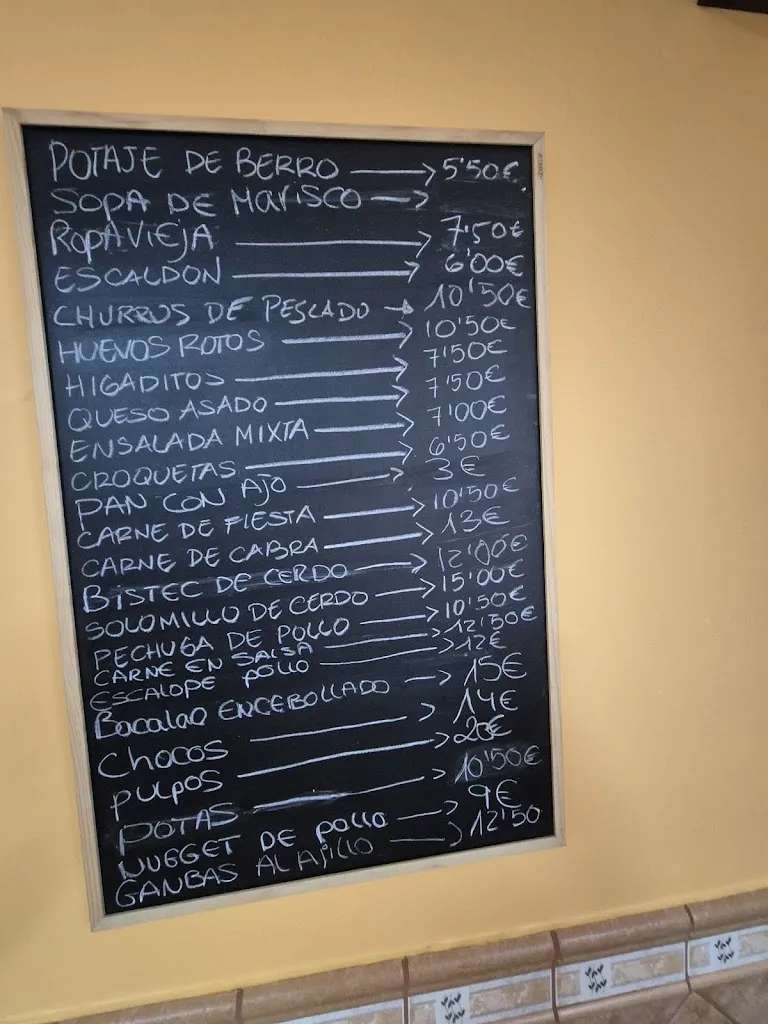 Menu_Bar Restaurante La Ermita_Los Silos_immagine_2