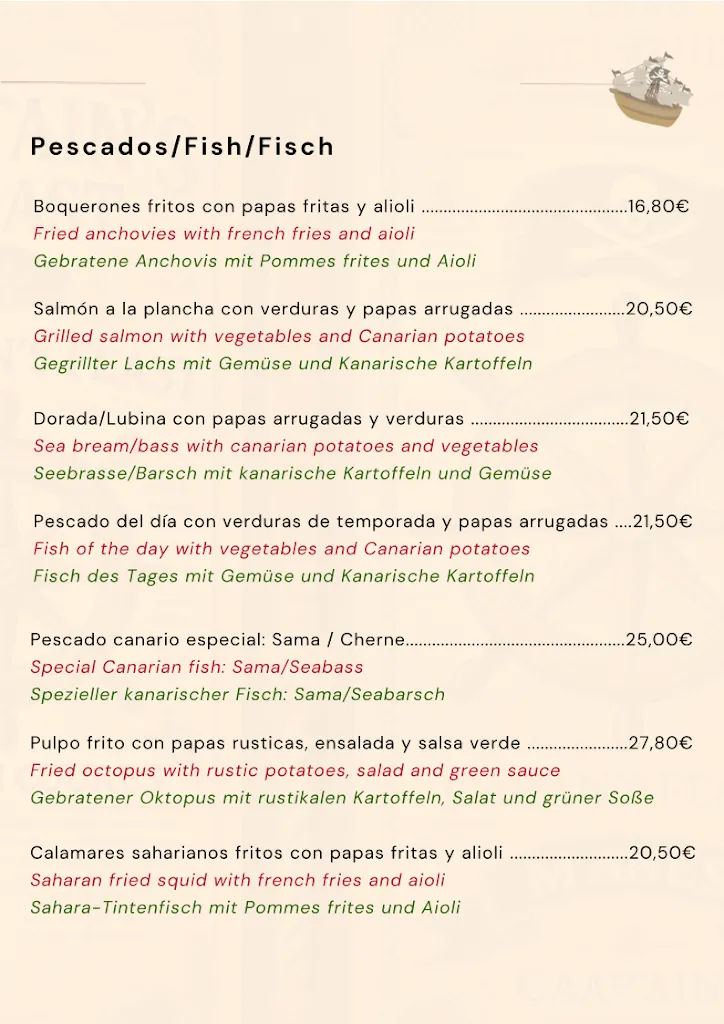Menu_Capitan Hook  Puerto de Mogan - Gran Canaria_Mogán_image_1