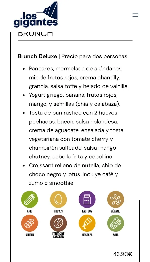 Menu_Restaurante Los Gigantes Beach Club_Los Gigantes_image_3