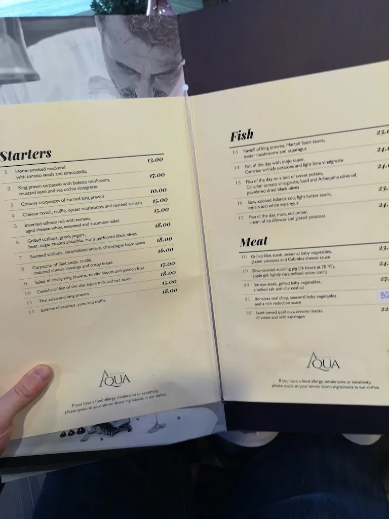 Menu_Aqua Restaurant_Los Gigantes_image_3