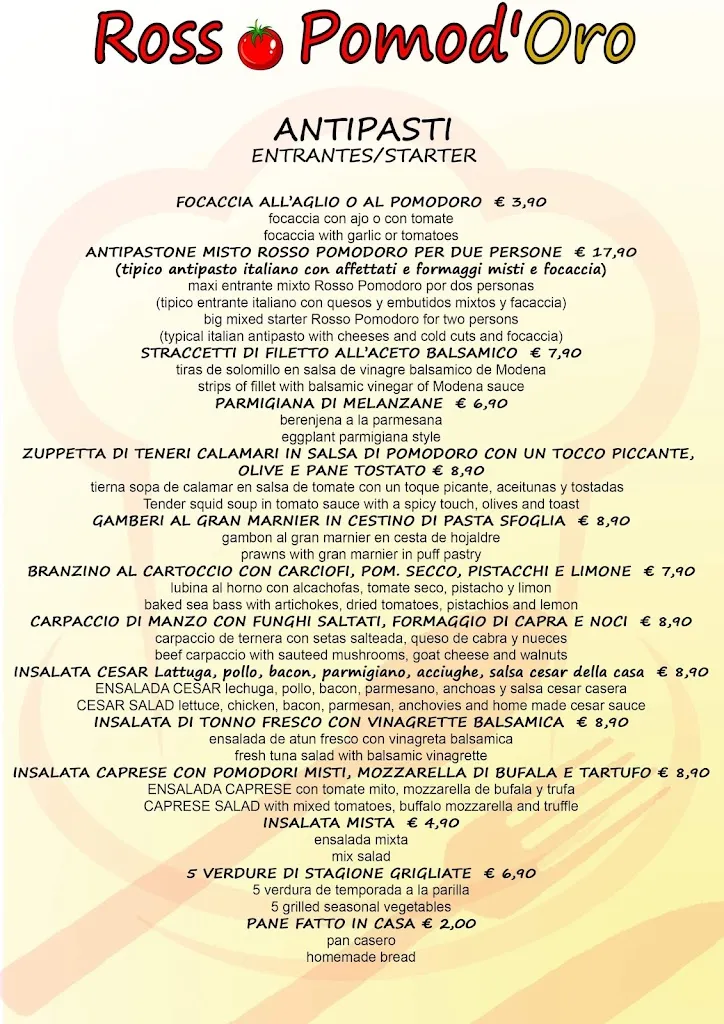 Menu_Rosso Pomod’oro los gigantes_Los Gigantes_image_1