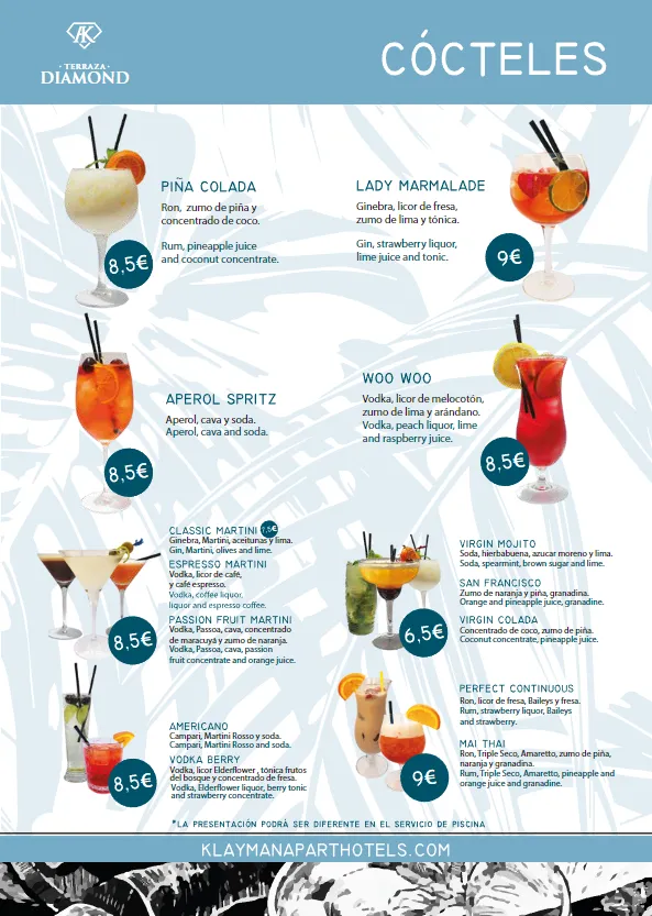 Menu_Terraza Diamond_Los Gigantes_image_4