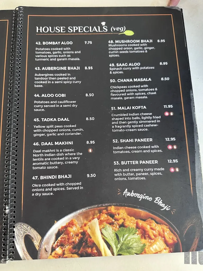 Menu_Delhi Darbar_Los Gigantes_image_1